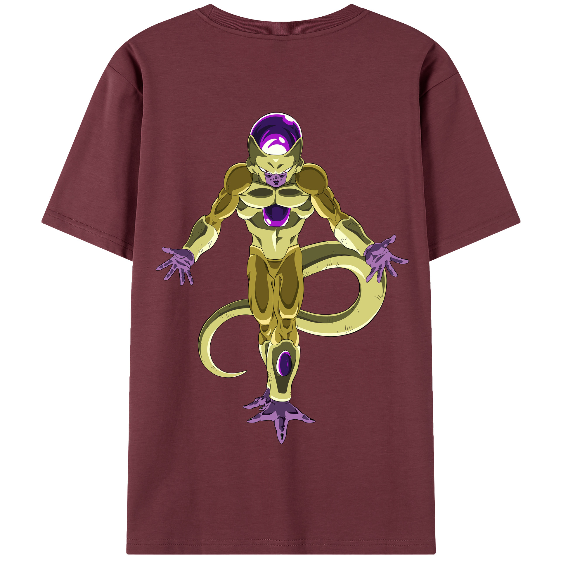 （画像用） ドラゴンボール フリーザ DRAGON BALL Frieza 綿100％半袖Tシャツ（背面プリント）